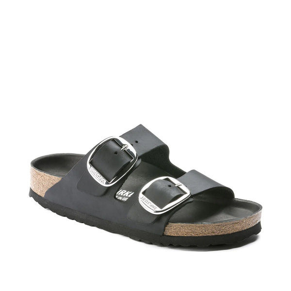 בירקנשטוק כפכפי נשים אריזונה אבזם שחור Birkenstock Arizona Black Big Buckel