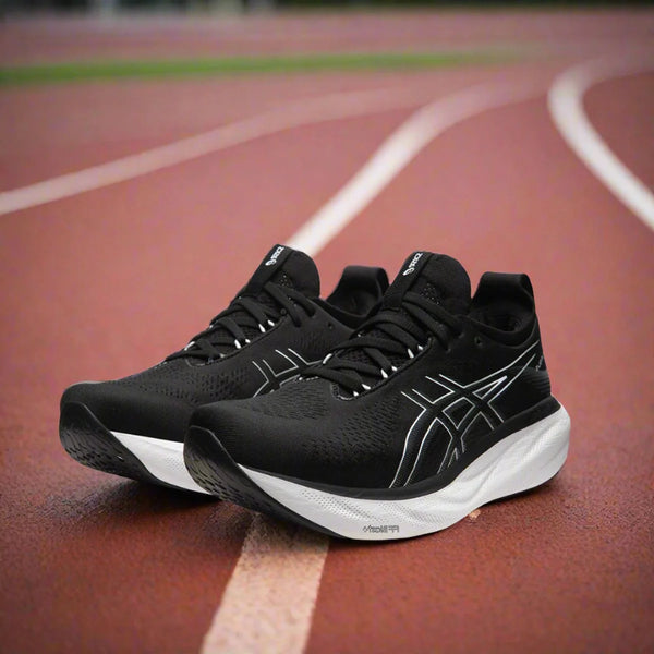 Asics Gel Nimbus 25 Men Black Silver נעלי אסיקס נימבוס לגברים