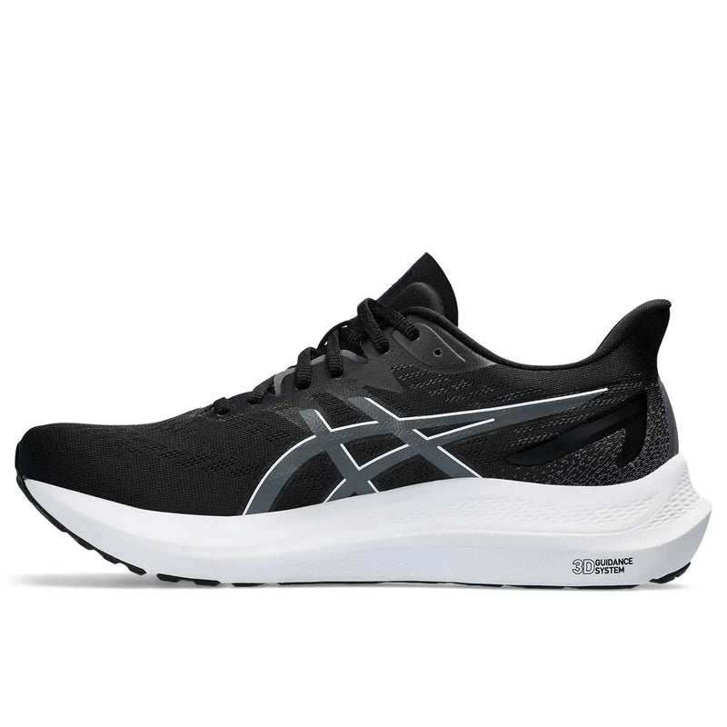 Asics GT 2000 12 2E Men Black Carrier Grey אסיקס נעלי ריצה רחבות לגברים