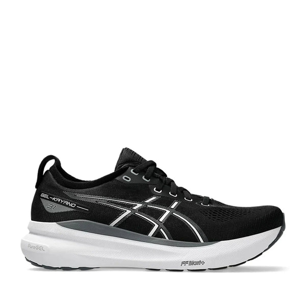 Asics Gel Kayano 31 (4E) Men Black white אסיקס קיאנו 31 נעלי ריצה רחבות במיוחד לגברים