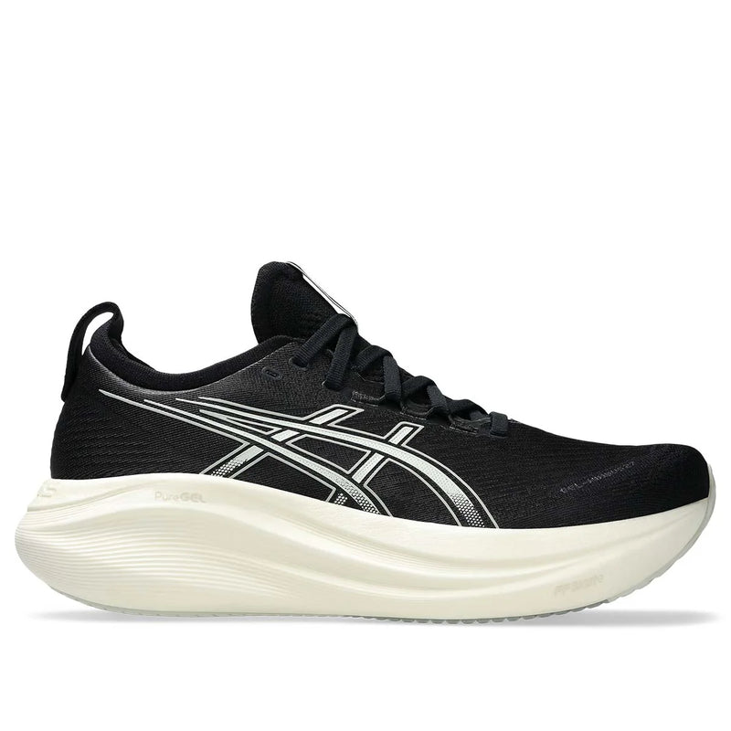 Asics Gel Nimbus 27 Men 2E Black Lake Grey נעלי ריצה רחבות לגברים