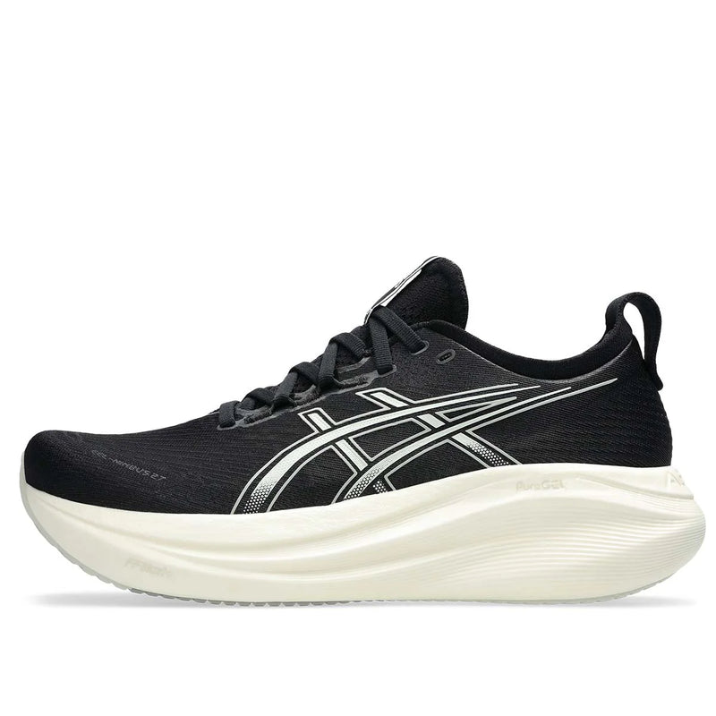 Asics Gel Nimbus 27 Men 2E Black Lake Grey נעלי ריצה רחבות לגברים