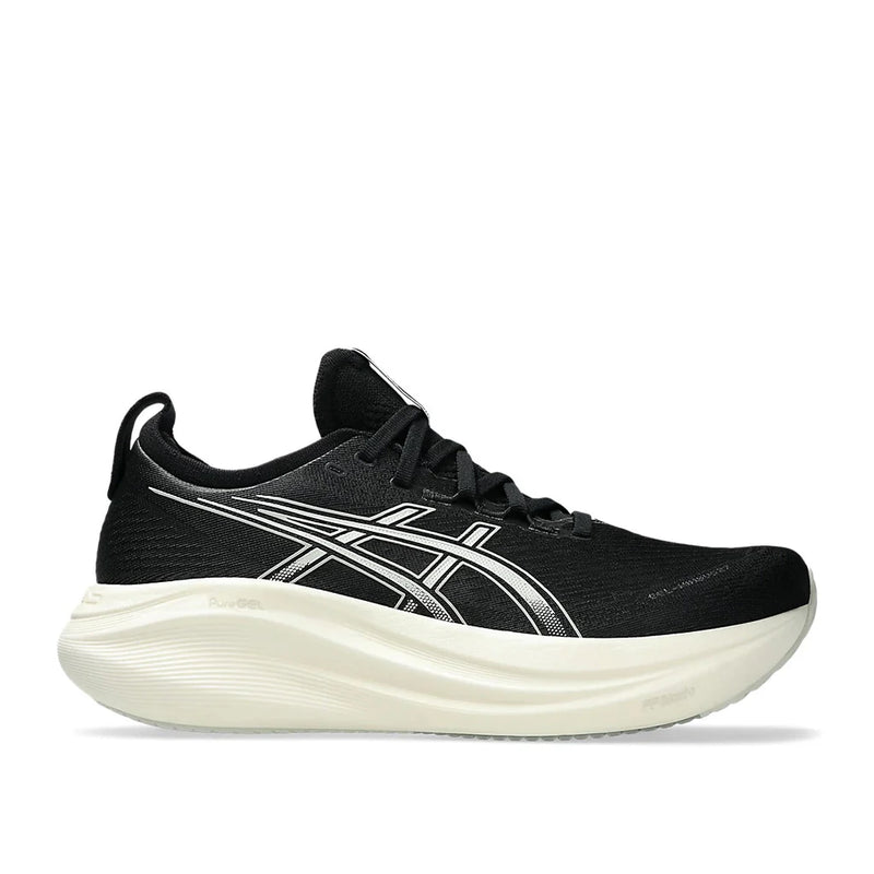 Asics Gel Nimbus 27 Men Black lake grey אסיקס נימבוס 27 נעלי ריצה לגברים