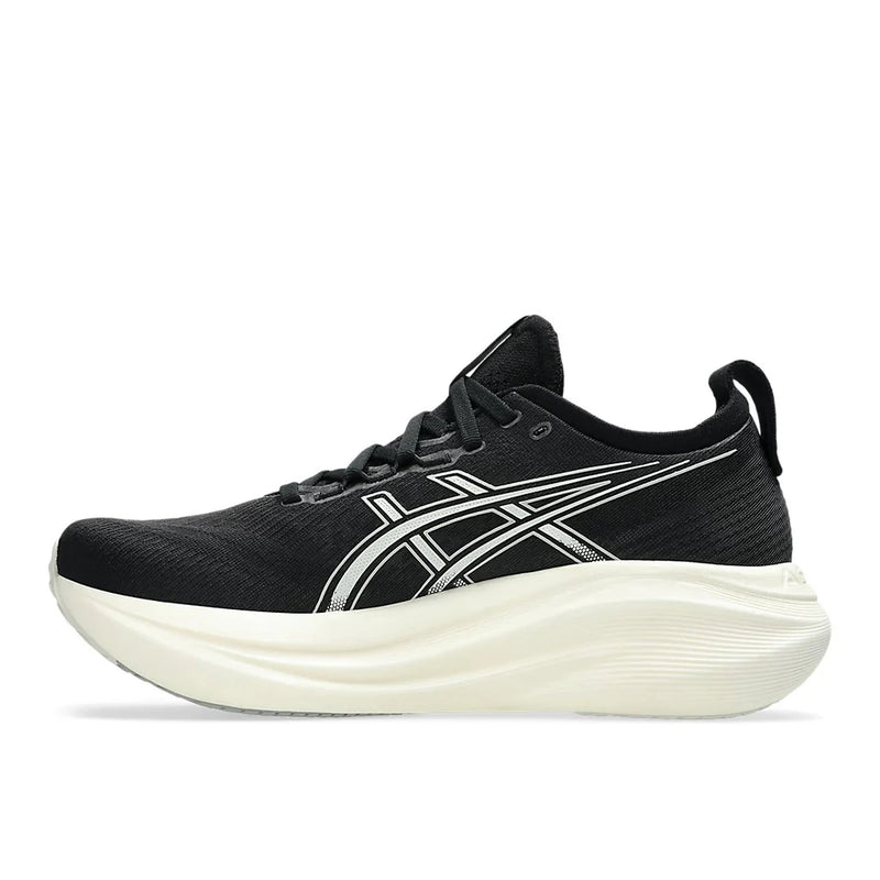 Asics Gel Nimbus 27 Men Black lake grey אסיקס נימבוס 27 נעלי ריצה לגברים