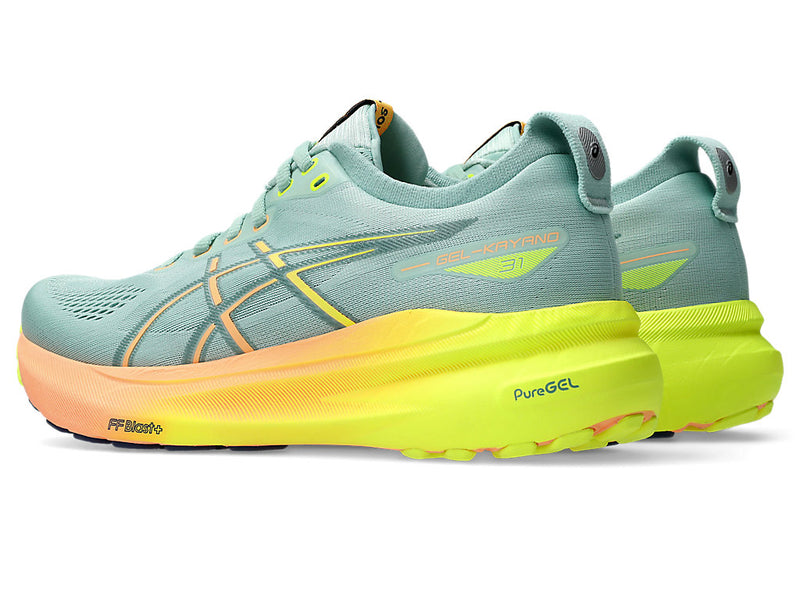 Asics Gel Kayano 31 Paris women Light Celadon Safety Yellow נעלי אסיקס נשים