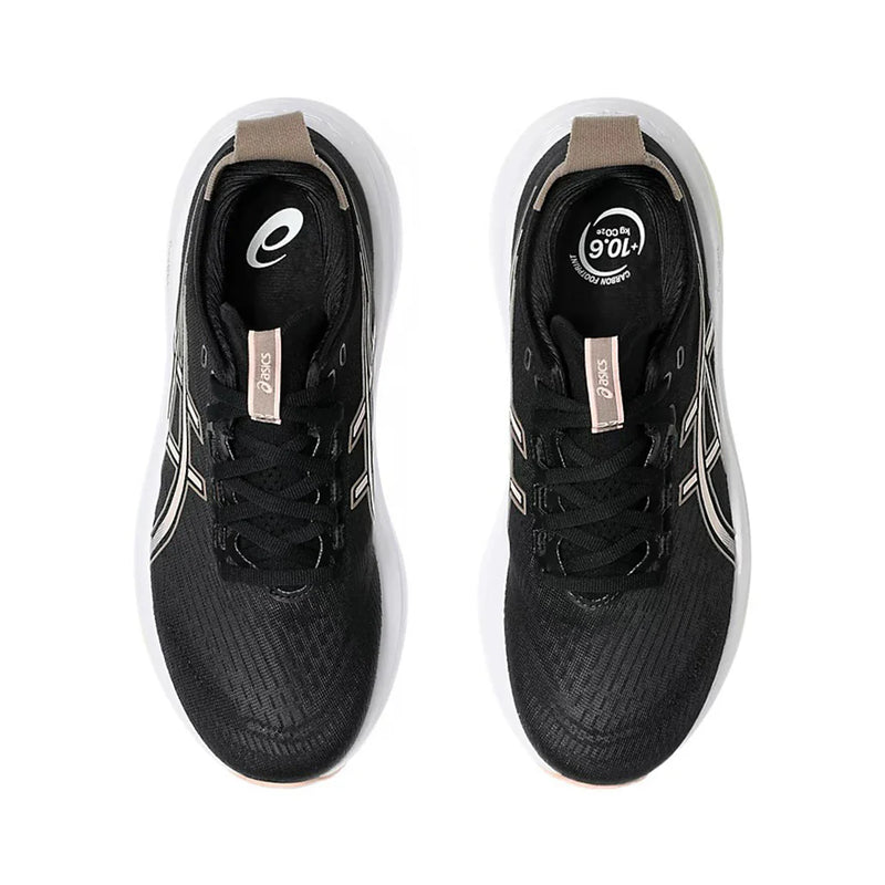 Asics Gel Nimbus 27 Black/Breeze Women אסיקס נימבוס 27 נעלי ריצה לנשים