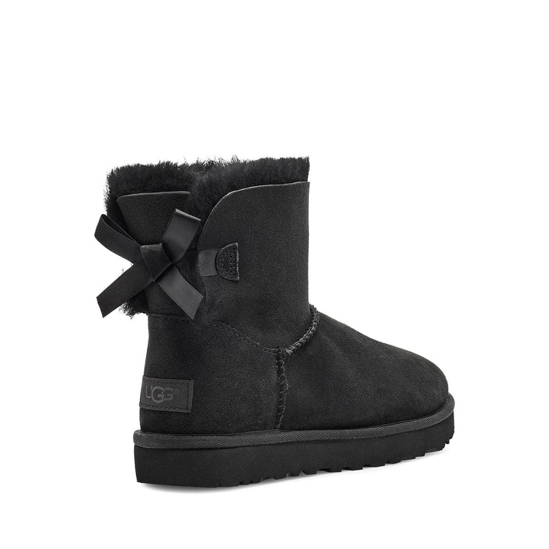 מגפי נשים UGG Mini Bailey Bow II שחור