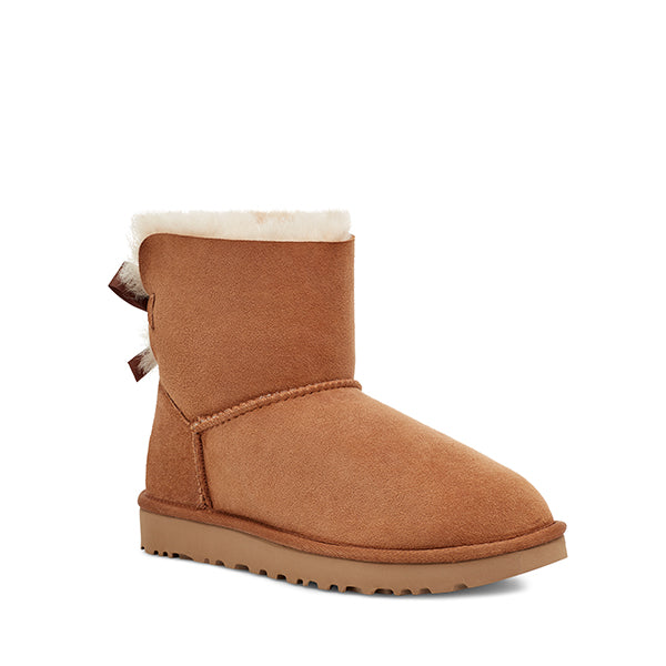 מגפי נשים UGG Mini Bailey Bow II חום