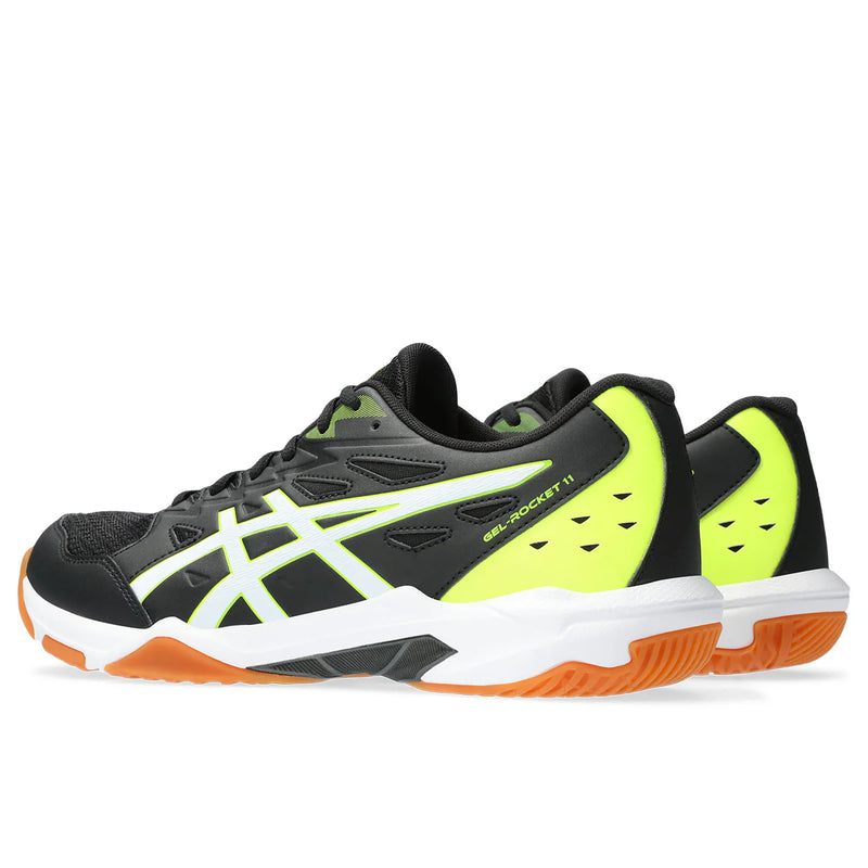 Asics Gel Rocket 11 Men Black White נעלי כדוריד לגברים