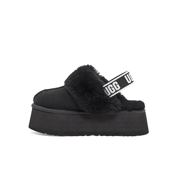 סנדליי פלטפורמה פאנקט שחור UGG Funkette Black