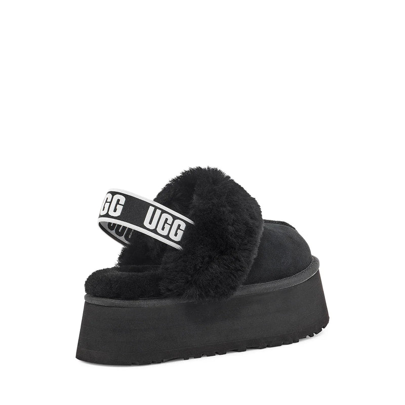 סנדליי פלטפורמה פאנקט שחור UGG Funkette Black