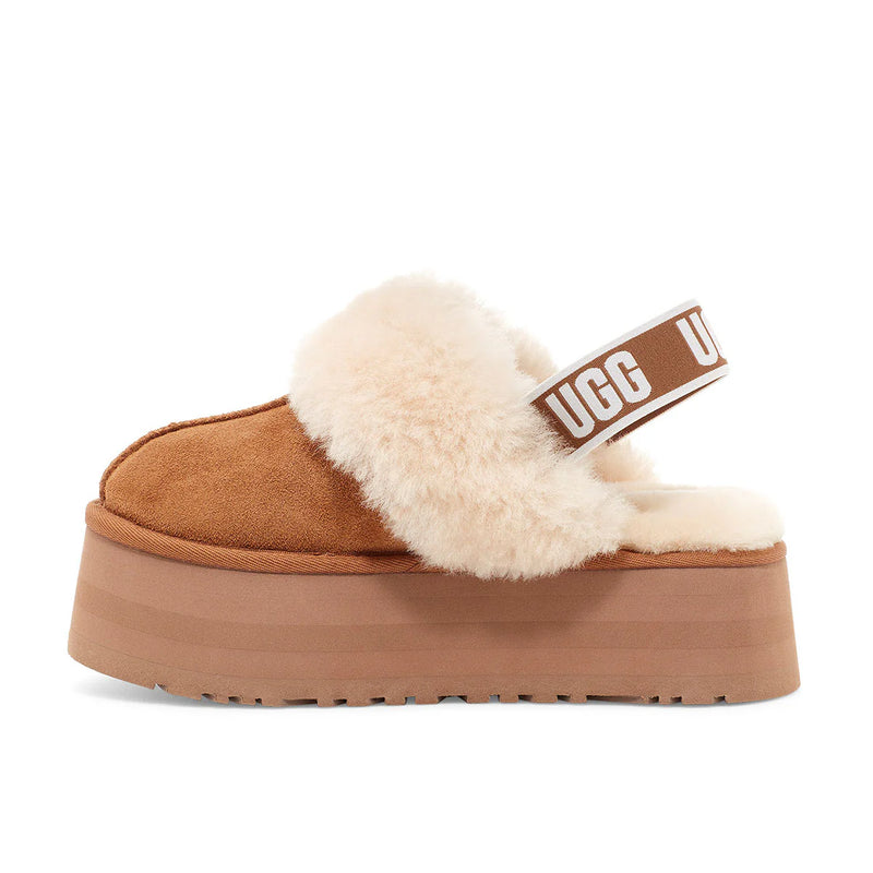 סנדליי פלטפורמה פאנקט חום UGG Funkette Chestnut