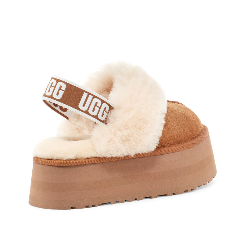 סנדליי פלטפורמה פאנקט חום UGG Funkette Chestnut