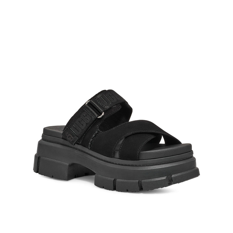 UGG ASHTON SLIDE BLACK כפכפי נשים שחור