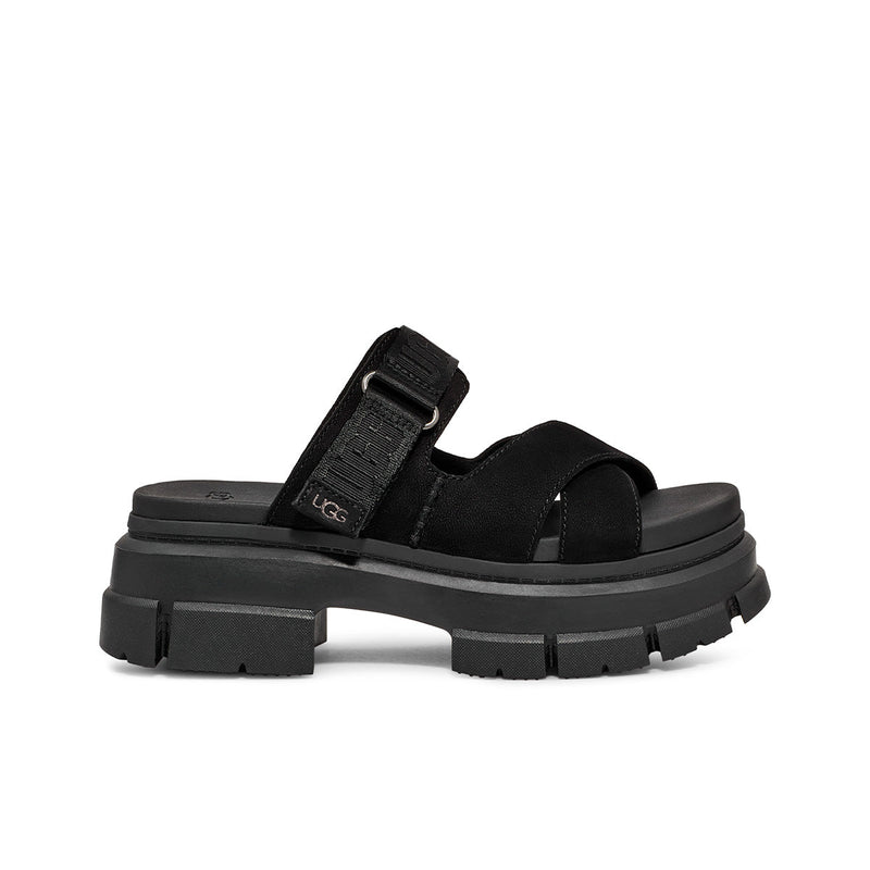 UGG ASHTON SLIDE BLACK כפכפי נשים שחור