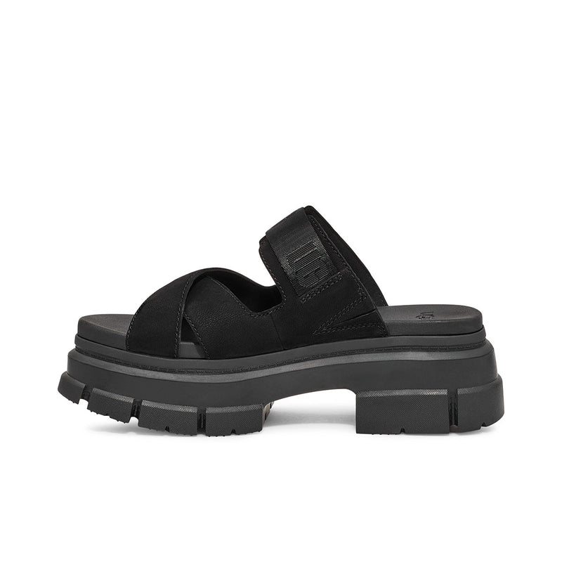 UGG ASHTON SLIDE BLACK כפכפי נשים שחור