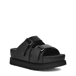 UGG Goldenstar Hi Slide Black כפכפי נשים גולדנסטאר היי סלייד שחור