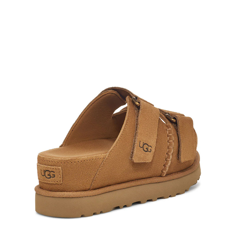 UGG Goldenstar Hi Slide Chestnut כפכפי נשים גולדנסטאר היי סלייד חום