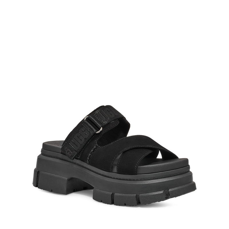 UGG ASHTON SLIDE BLACK כפכפי נשים שחור