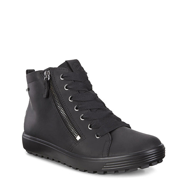 ECCO Soft 7 Tred W Black Oil Nubuck Women - נעלי אקו לנשים