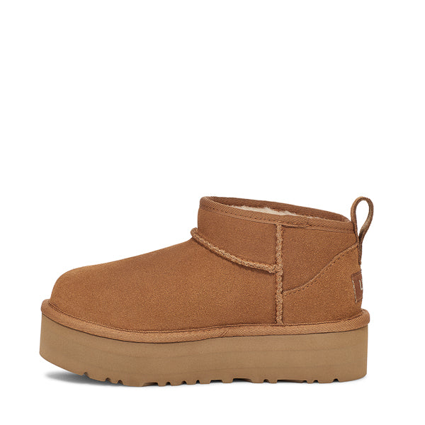 UGG CLASSIC ULTRA MINI PLATFORM CAMEL מגפי נשים אולטרה מיני פלטפורם