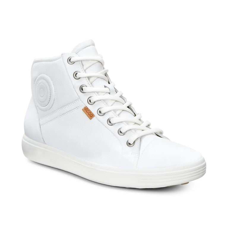 ECCO Soft VII Ladies White - נעלי אקו לנשים