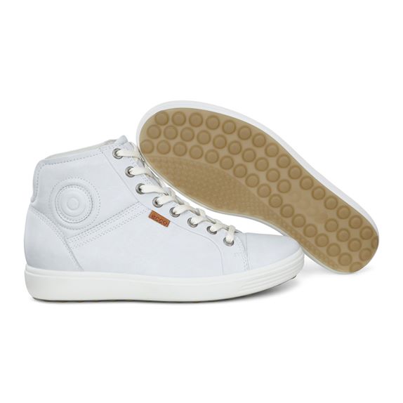 ECCO Soft VII Ladies White - נעלי אקו לנשים