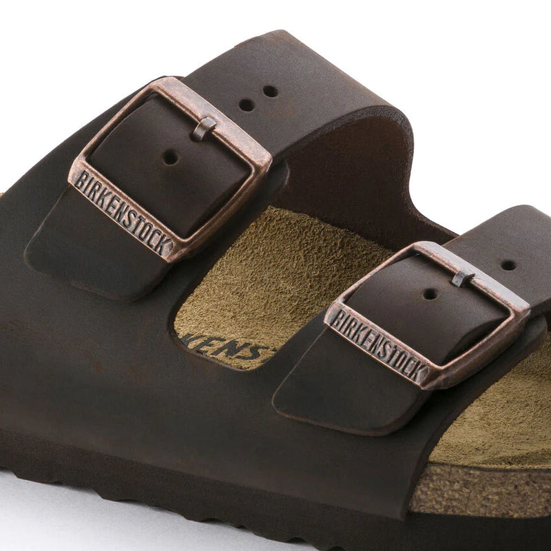 Birkenstock Arizona Leather Habana בירקנשטוק כפכפי גברים אריזונה חום