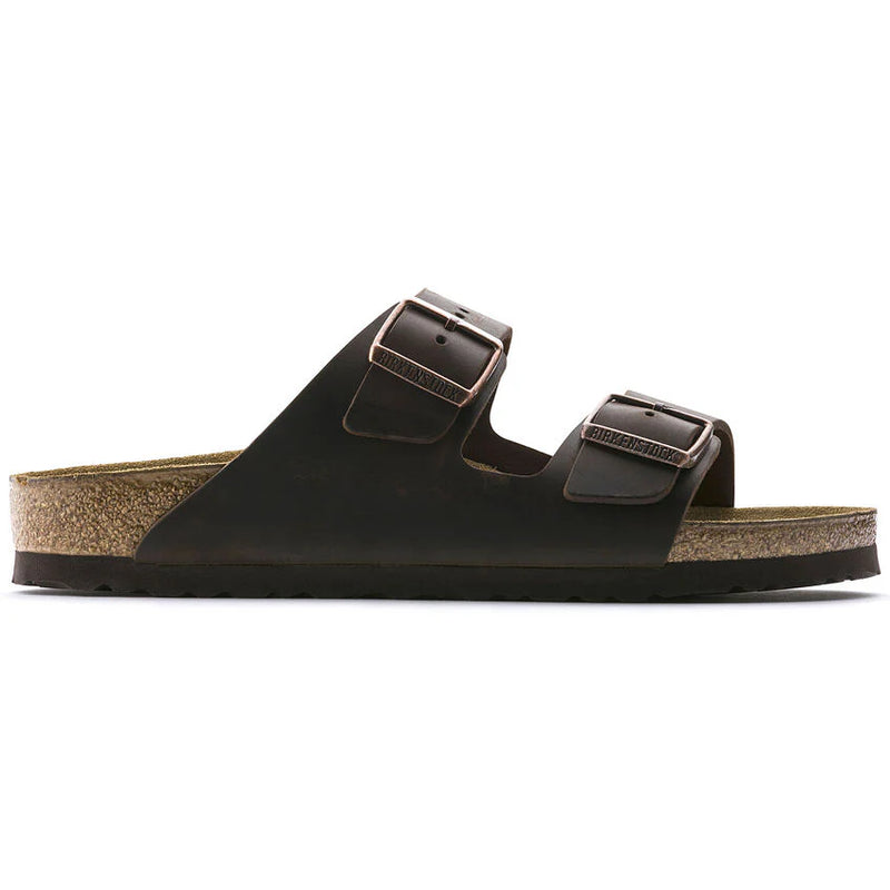 Birkenstock Arizona Leather Habana בירקנשטוק כפכפי גברים אריזונה חום