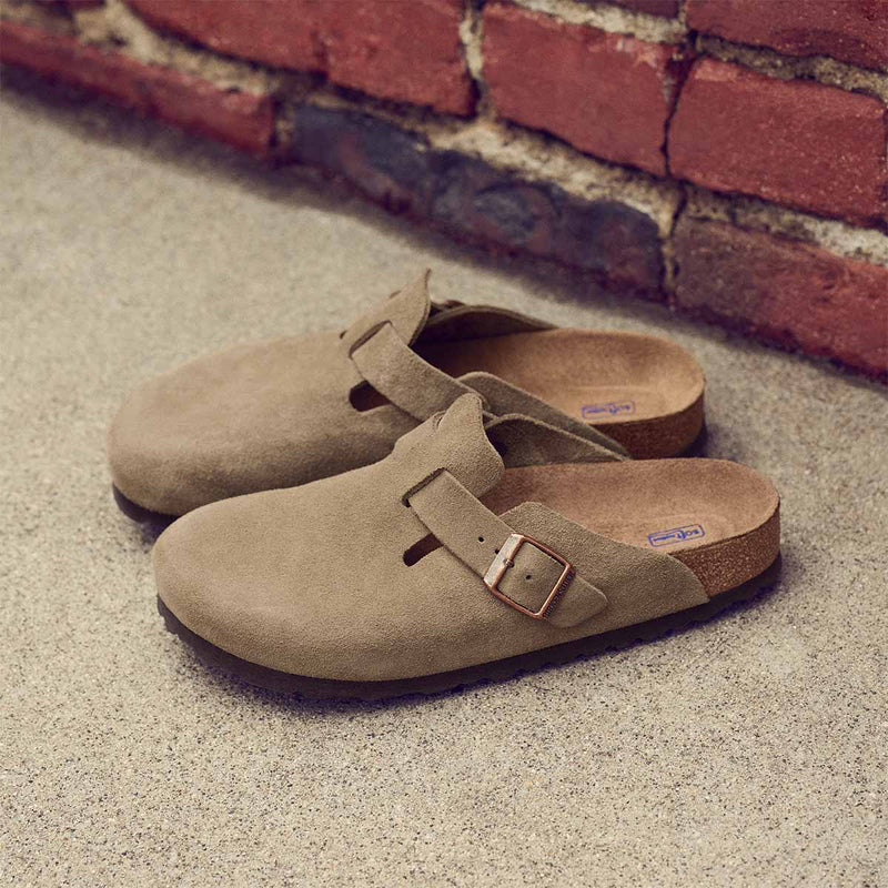 BIRKENSTOCK BOSTON BS TAUPE בירקנשטוק כפכפי נשים בוסטון טיופ