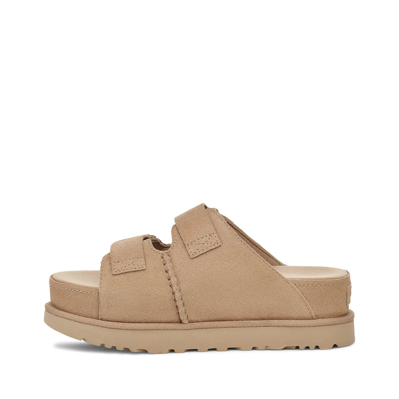 UGG Goldenstar Hi Slide Sand כפכפי נשים גולדנסטאר היי סלייד סנד