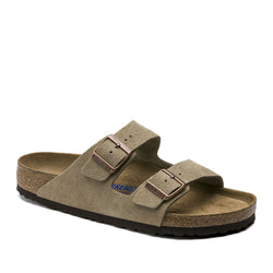 בירקנשטוק כפכפי יוניסקס אריזונה בז Birkenstock Arizona Taupe Suede Soft