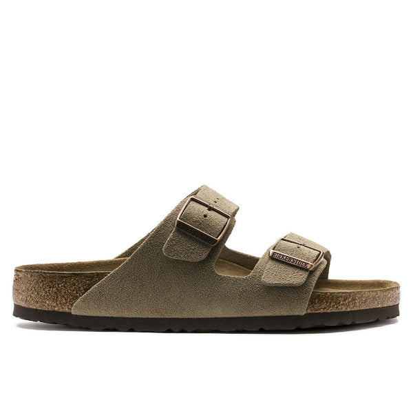 בירקנשטוק כפכפי יוניסקס אריזונה בז Birkenstock Arizona Taupe Suede Soft