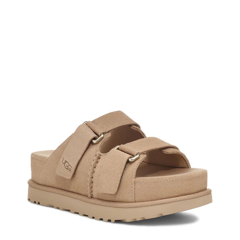 UGG Goldenstar Hi Slide Sand כפכפי נשים גולדנסטאר היי סלייד סנד