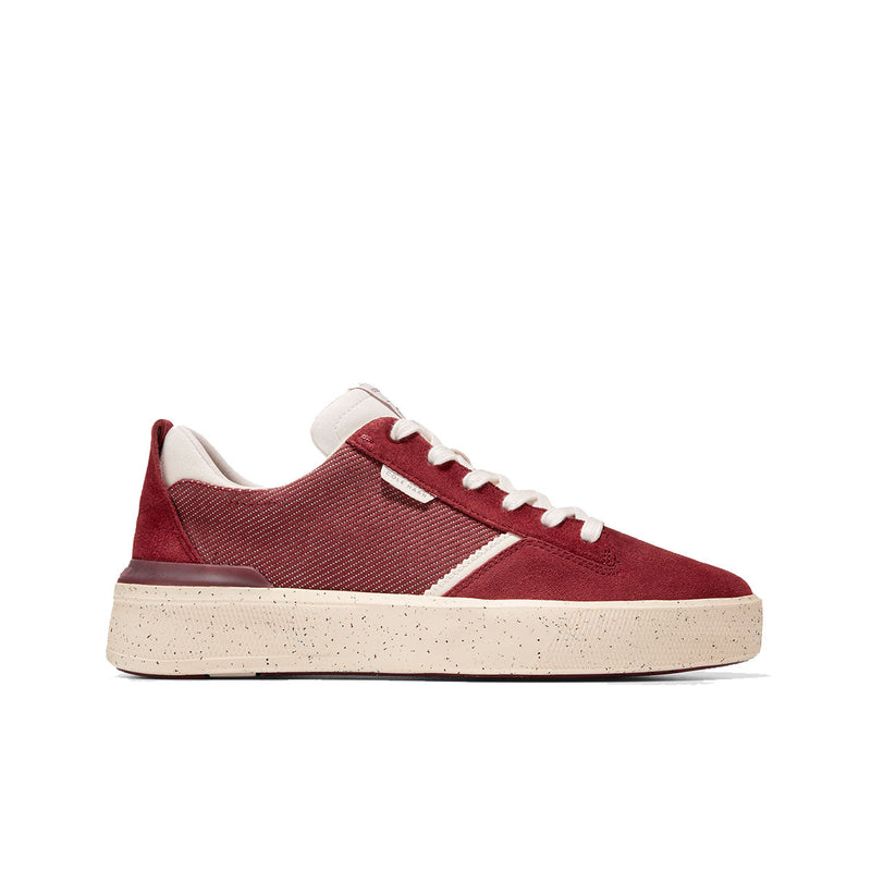 Cole Haan נעלי גברים קול האן Grandpro Rally Canvas Court Sneaker Red White