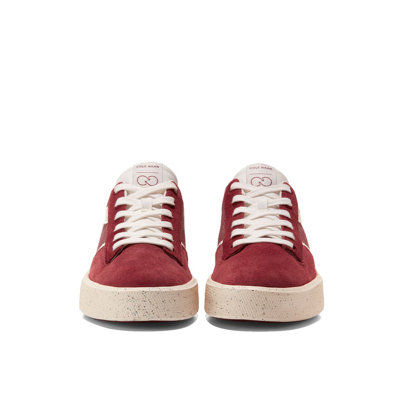 Cole Haan נעלי גברים קול האן Grandpro Rally Canvas Court Sneaker Red White