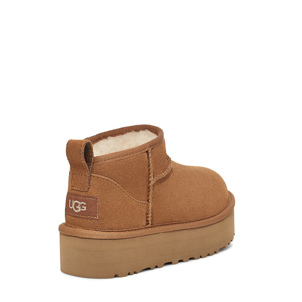 UGG CLASSIC ULTRA MINI PLATFORM CAMEL מגפי נשים אולטרה מיני פלטפורם