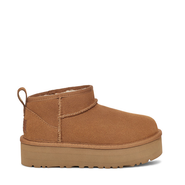 UGG CLASSIC ULTRA MINI PLATFORM CAMEL מגפי נשים אולטרה מיני פלטפורם