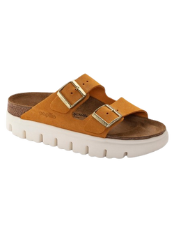 Birkenstock Arizona PAP Chunky  בירקנשטוק כפכפי נשים חרדל אריזונה פאפ