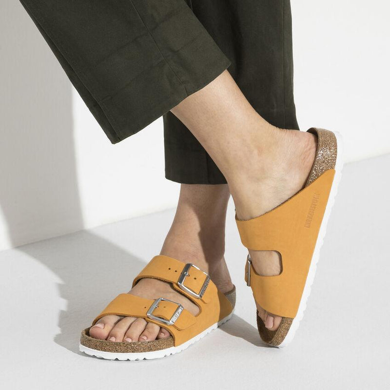 Birkenstock כפכפים נשים Arizona SFB NU Apricot