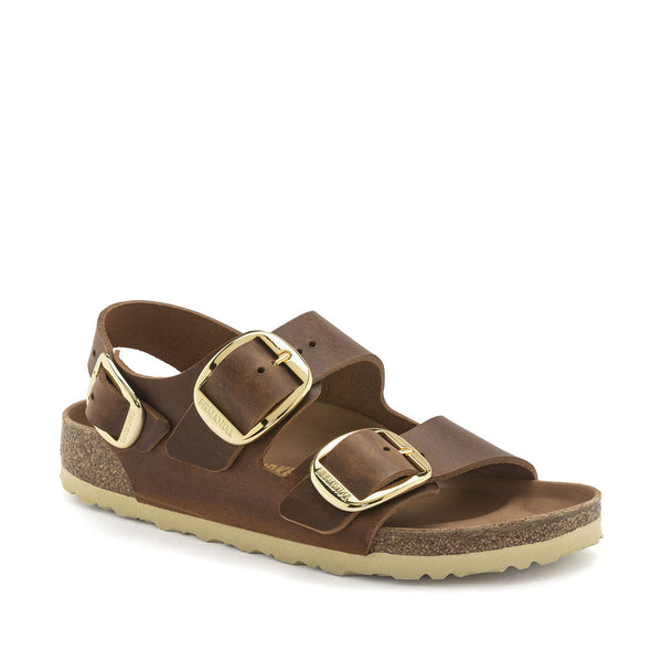 Birkenstock Milano Big Buckle Cognac סנדלי נשים