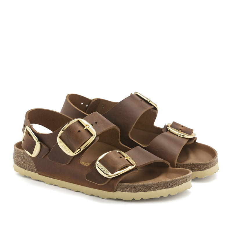 Birkenstock Milano Big Buckle Cognac סנדלי נשים