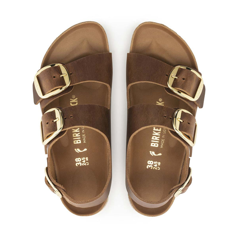 Birkenstock Milano Big Buckle Cognac סנדלי נשים