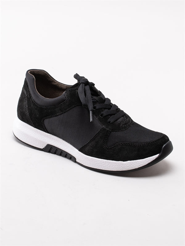 Gabor Rolling soft low sneakers shoes Black 36.946.47 נעל סניקרס נמוכה צבע שחור נשים